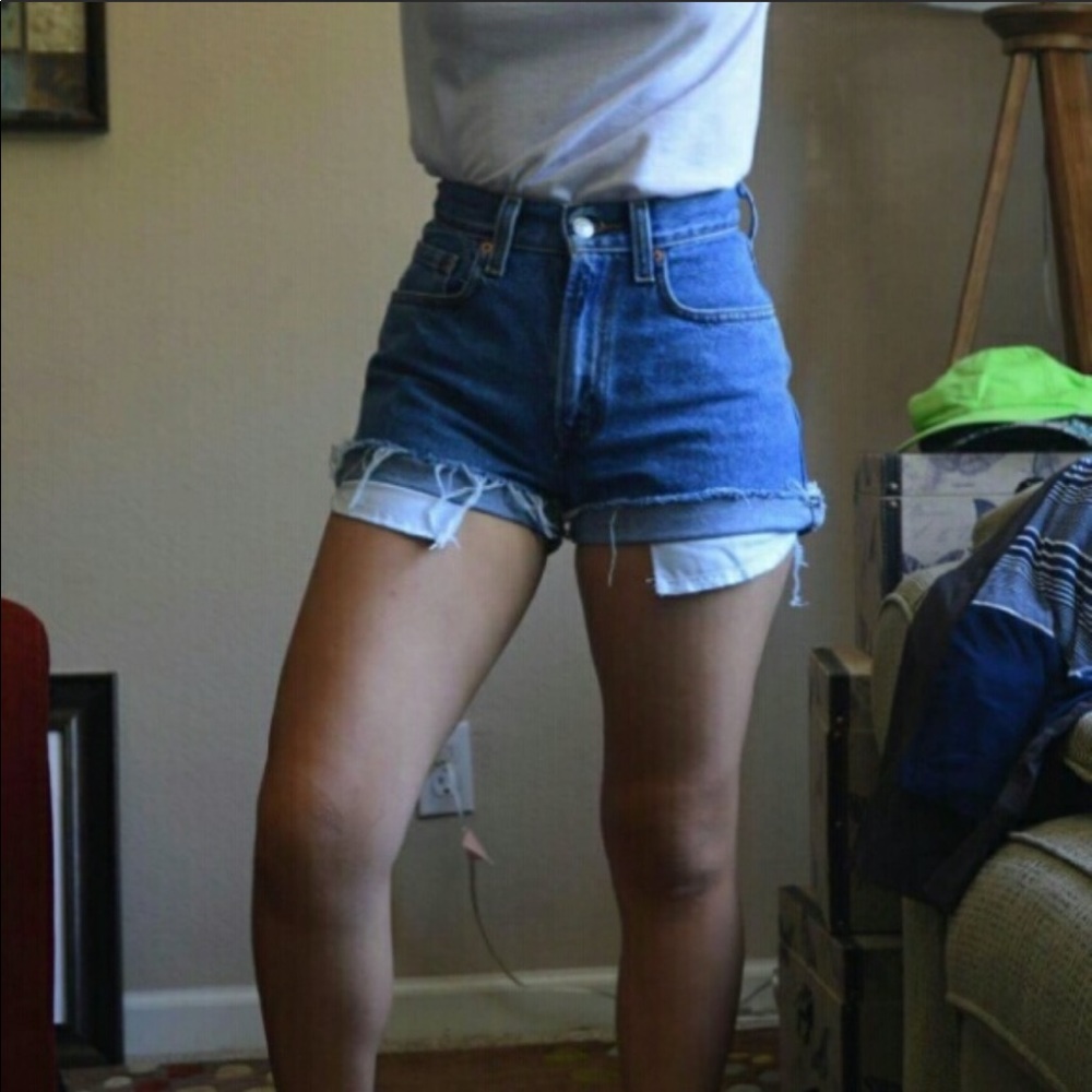 Vintage High-Waisted Levi Shorts